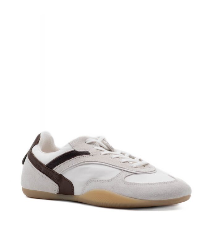 Copenhagen Studios Copenhagen Studios dames sneakers rubberzolen wit White/Brown Copenhagen Studios Dames Sneakers in Wit/ Bruin online kopen