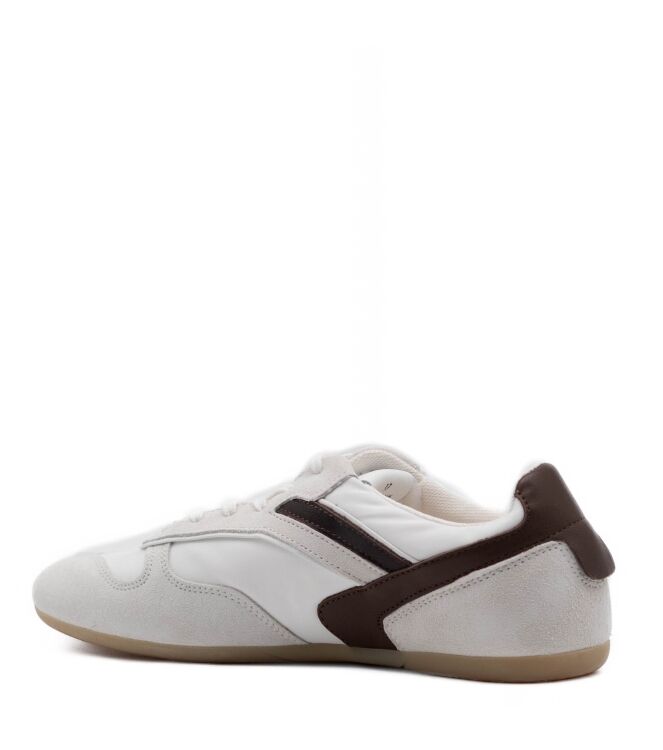 Copenhagen Studios Copenhagen Studios dames sneakers rubberzolen wit White/Brown Copenhagen Studios Dames Sneakers in Wit/ Bruin online kopen