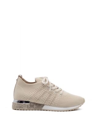 La Strada dames sneakers rubberzolen beige