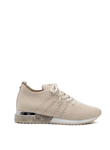 La strada Dames sneakers rubberzolen beige