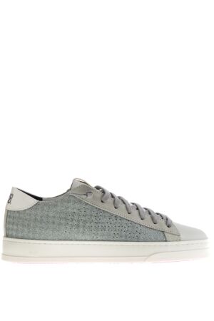 P448 dames sneakers grijs zilver