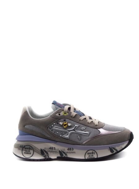 Premiata Dames sneakers grijs zilver