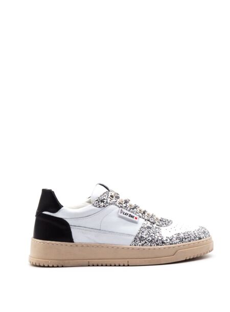 Play one Dames sneakers zilver wit
