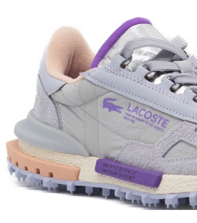 Lacoste Dames Sneakers in Grijs/Lila online kopen 