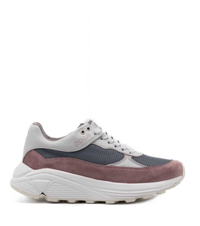 Duca Walking Duca Walking dames sneakers rubberzolen grijs Cool Grey/Mauve Duca Dames Sneakers in Grijs Combi online kopen