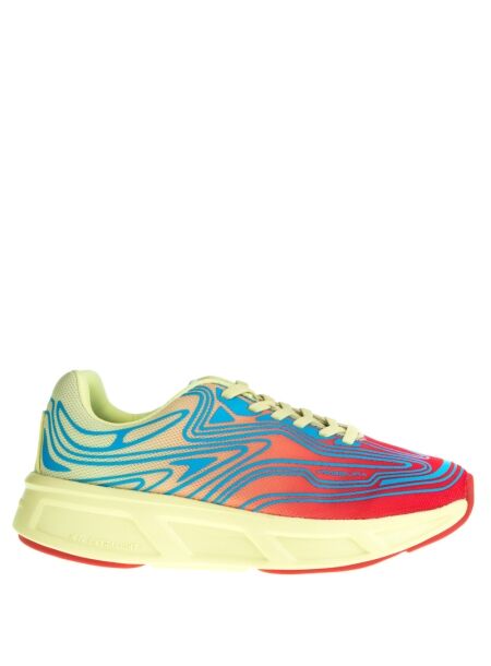 Fessura Dames sneakers blauw-rood