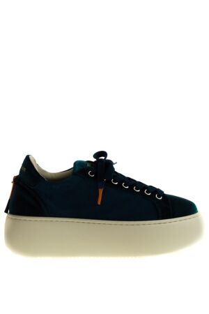 Barracuda dames sneakers petrol velvet