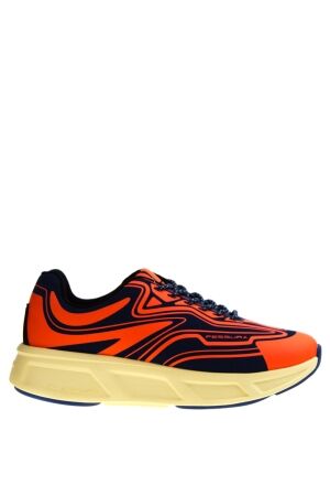Fessura dames sneakers blauw oranje