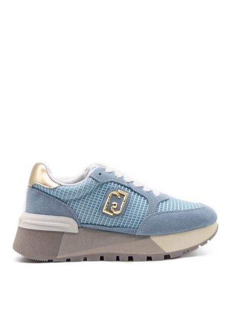 Liu jo Liu Jo Sneakers Blue Suede Mesh for Woman