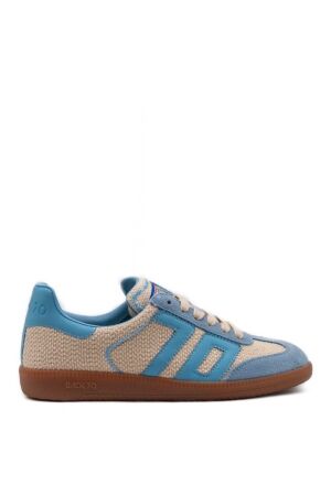 Back 70 dames sneakers blauw beige