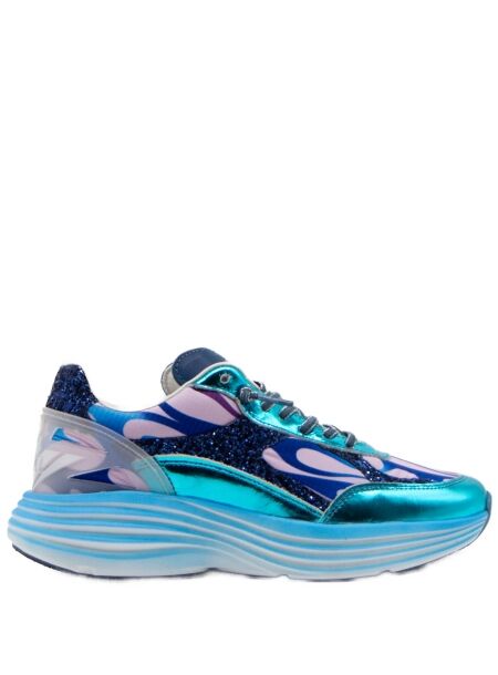 Cetti Dames sneakers blauw combi