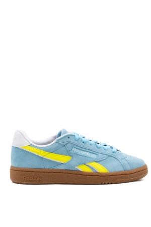 Reebok dames sneakers blauw geel suede