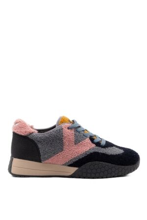 Keh-Noo dames sneakers blauw grijs combi