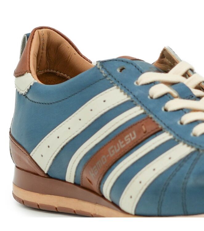 Kamo Gutsu Kamo Gutsu dames sneakers blauw Royal Cognac Kamo Gutsu Dames Sneakers in Blauw online kopen