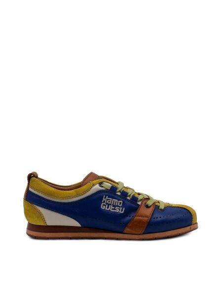 Kamo gutsu Dames sneakers blauw geel