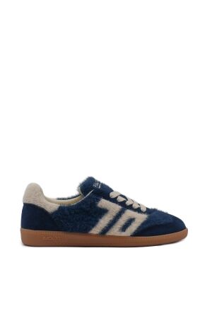 Back 70 dames sneakers blauw mohair