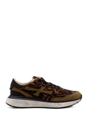 Premiata  dames sneakers leopard groen