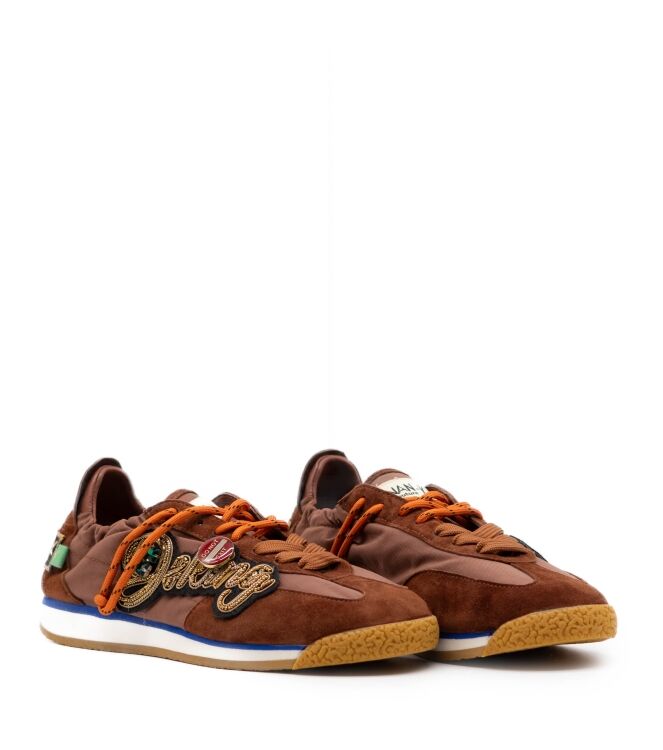 Nan-ku Couture Dames Sneakers in Bruin online kopen 