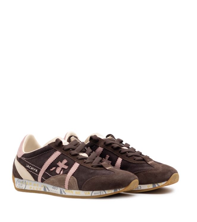 Premiata Premiata dames sneakers bruin Var8626 Premiata Dames Sneakers in Bruin online kopen