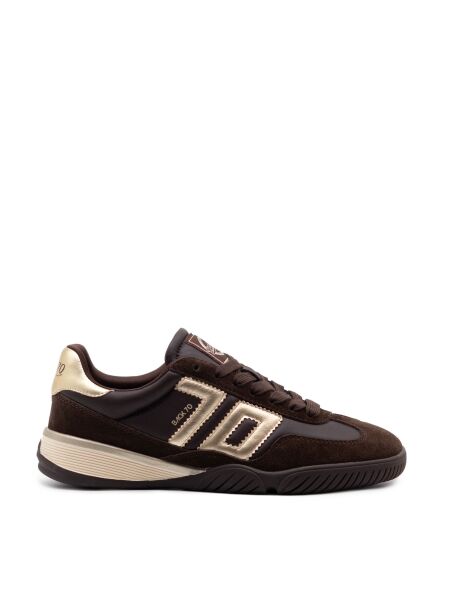 Back 70 Dames sneakers rubberzool bruin
