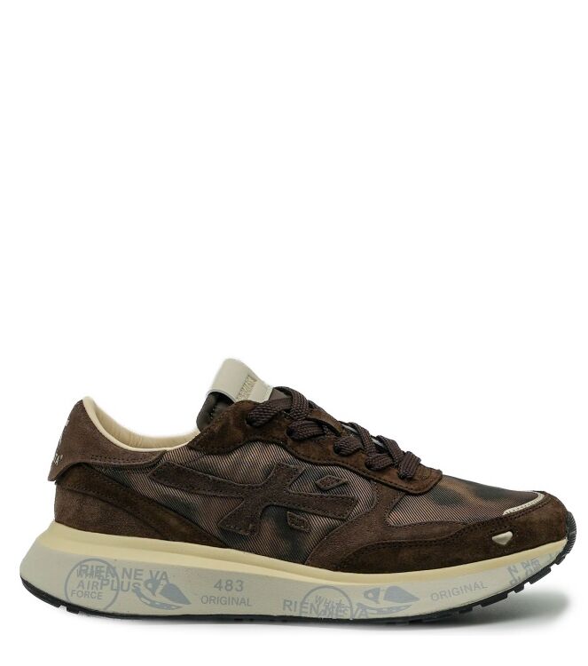 Premiata  dames sneakers bruin 69 bruin combi. Direct leverbaar uit de webshop van www.taft.nl/