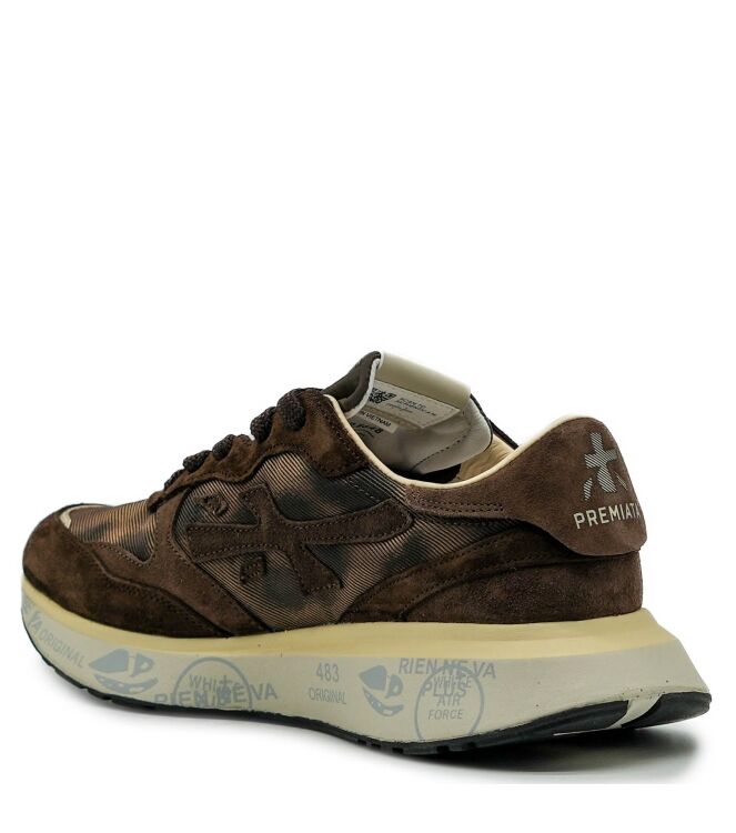 Premiata  dames sneakers bruin 69 bruin combi. Direct leverbaar uit de webshop van www.taft.nl/