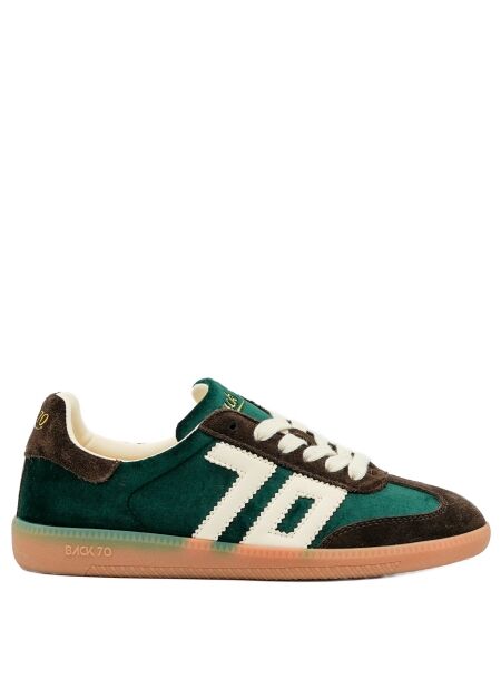 Back 70 Dames sneakers bruin groen velve
