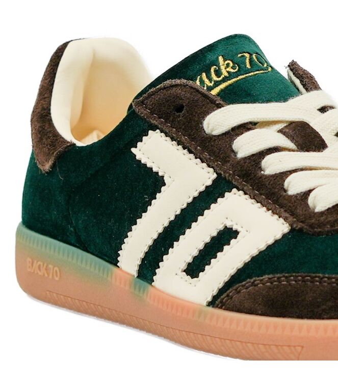 Back 70 dames sneakers bruin groen velve 69 bruin combi. Direct leverbaar uit de webshop van www.taft.nl/