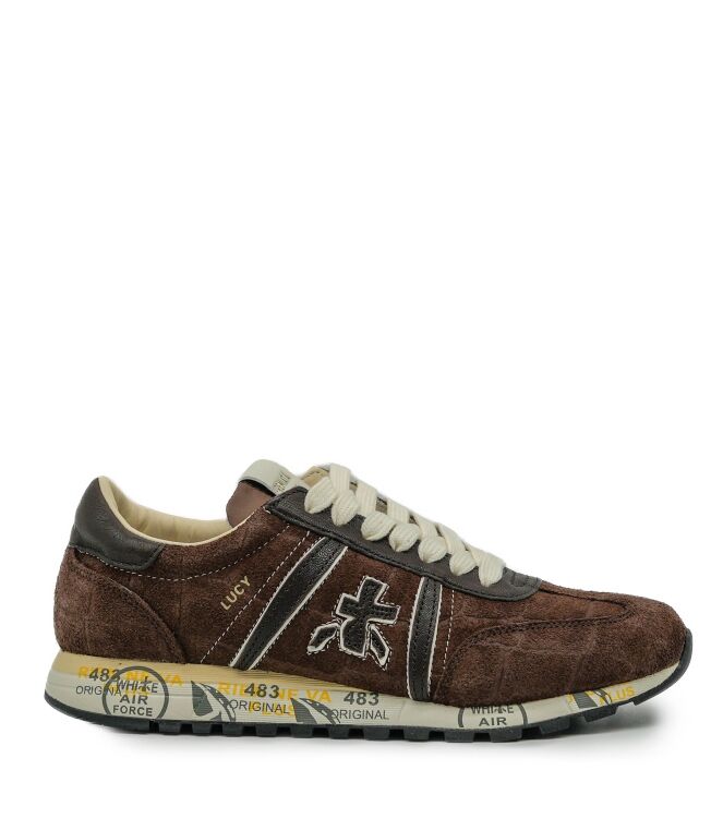 Premiata Premiata dames sneakers bruin Var8413 Premiata Dames Sneakers Bruin