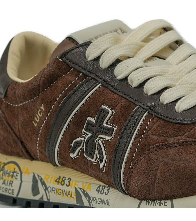 Premiata Premiata dames sneakers bruin Var8413 Premiata Dames Sneakers Bruin