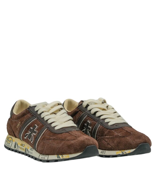 Premiata Premiata dames sneakers bruin Var8413 Premiata Dames Sneakers Bruin