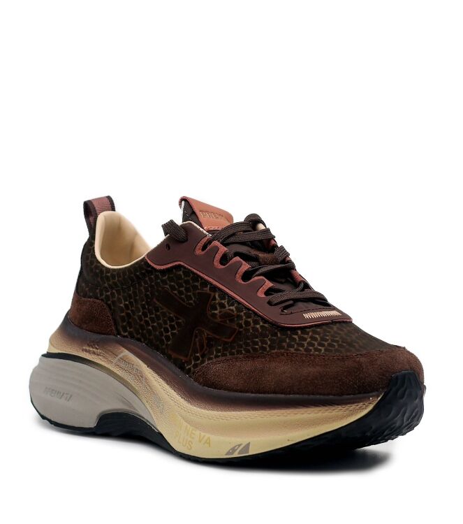 Premiata Premiata dames sneakers bruin Var8547 Premiata Dames Sneakers Bruin