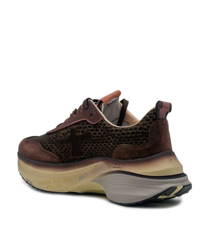 Premiata Premiata dames sneakers bruin Var8547 Premiata Dames Sneakers Bruin