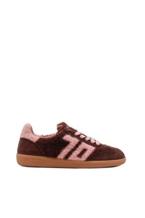 Back 70 dames sneakers bruin roze