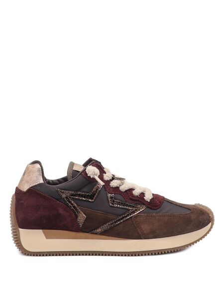 Cetti Dames sneakers bruin combi