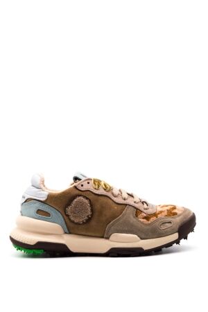 satorisan dames sneakers naturel combi