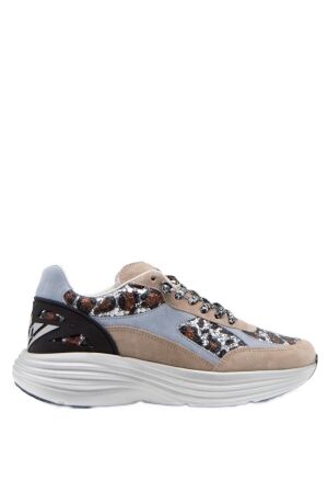 Cetti dames sneakers leopard glitter
