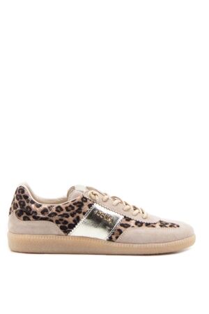Cetti dames sneakers naturel panter