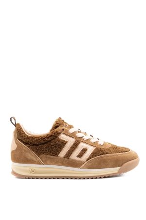 Back 70 dames sneakers teddy cognac