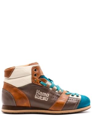 Kamo Gutsu dames sneakers taupe combi
