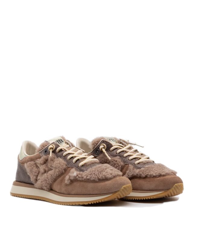 Cetti Cetti dames sneakers naturel combi Yetti Dessert Cetti Dames Sneakers in Naturel online kopen