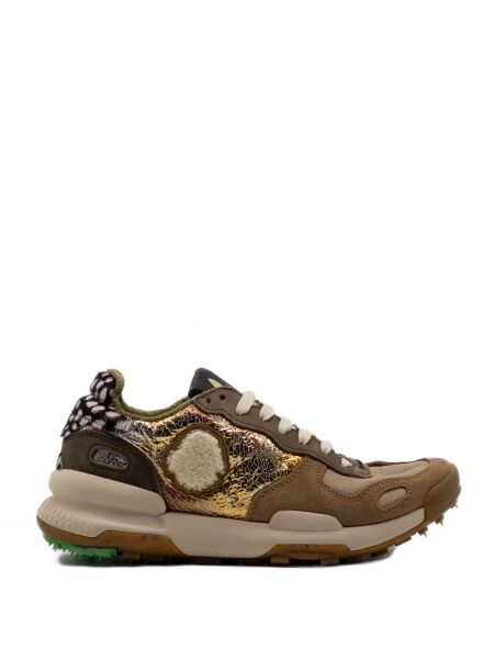 Satorisan Dames sneakers groen combi