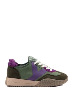 Keh-Noo dames sneakers groen paars combi