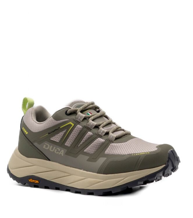 Duca Walking Duca Walking dames sneakers rubberzolen groen Moon Grey/Fog Duca Dames Sneakers in Groen online kopen