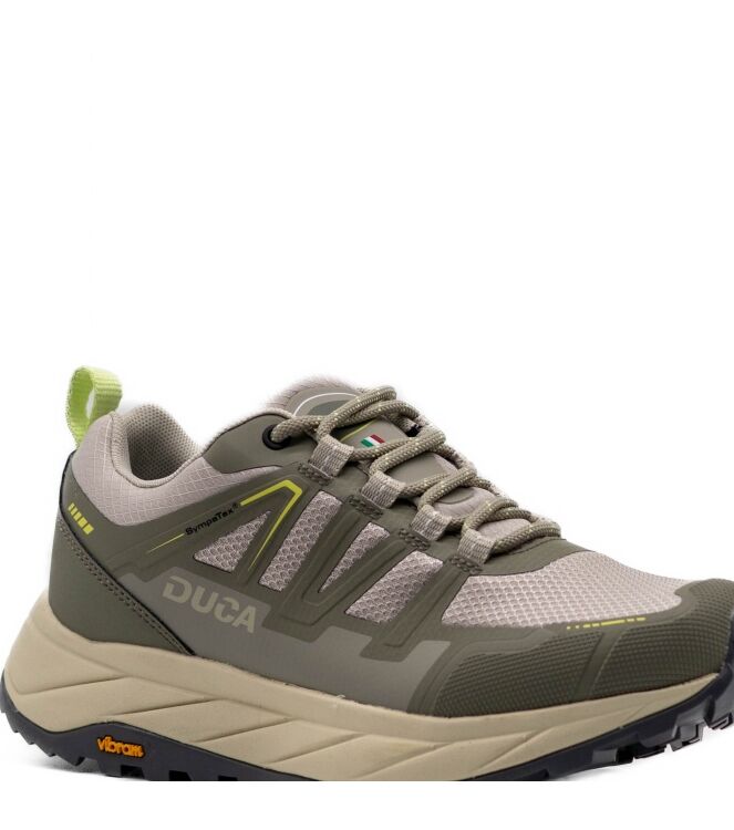 Duca Walking Duca Walking dames sneakers rubberzolen groen Moon Grey/Fog Duca Dames Sneakers in Groen online kopen