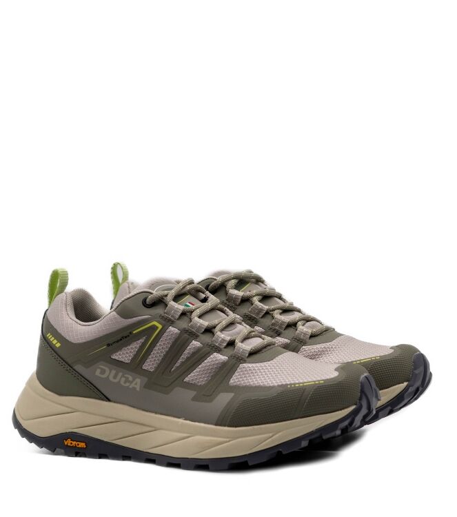 Duca Walking Duca Walking dames sneakers rubberzolen groen Moon Grey/Fog Duca Dames Sneakers in Groen online kopen