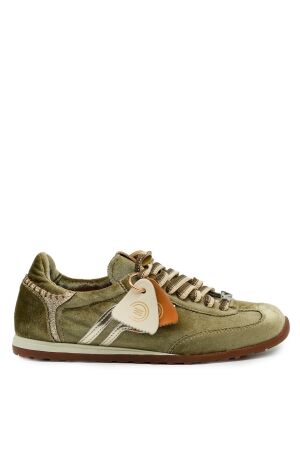 Prima-base dames sneakers groen velvet