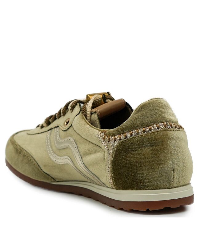 Prima-base Prima-base dames sneakers groen velvet 067 Prima-base dames sneakers groen velvet 89 groen combi. Direct leverbaar uit de webshop van www.taft.nl/
