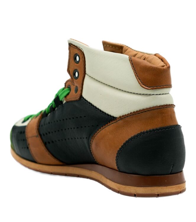 Kamo Gutsu Kamo Gutsu dames sneakers groen grijs Prato Dark Grey Kamo Gutsu Dames Sneakers in Groen online kopen