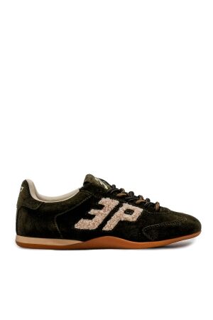 3P dames sneakers groen suede